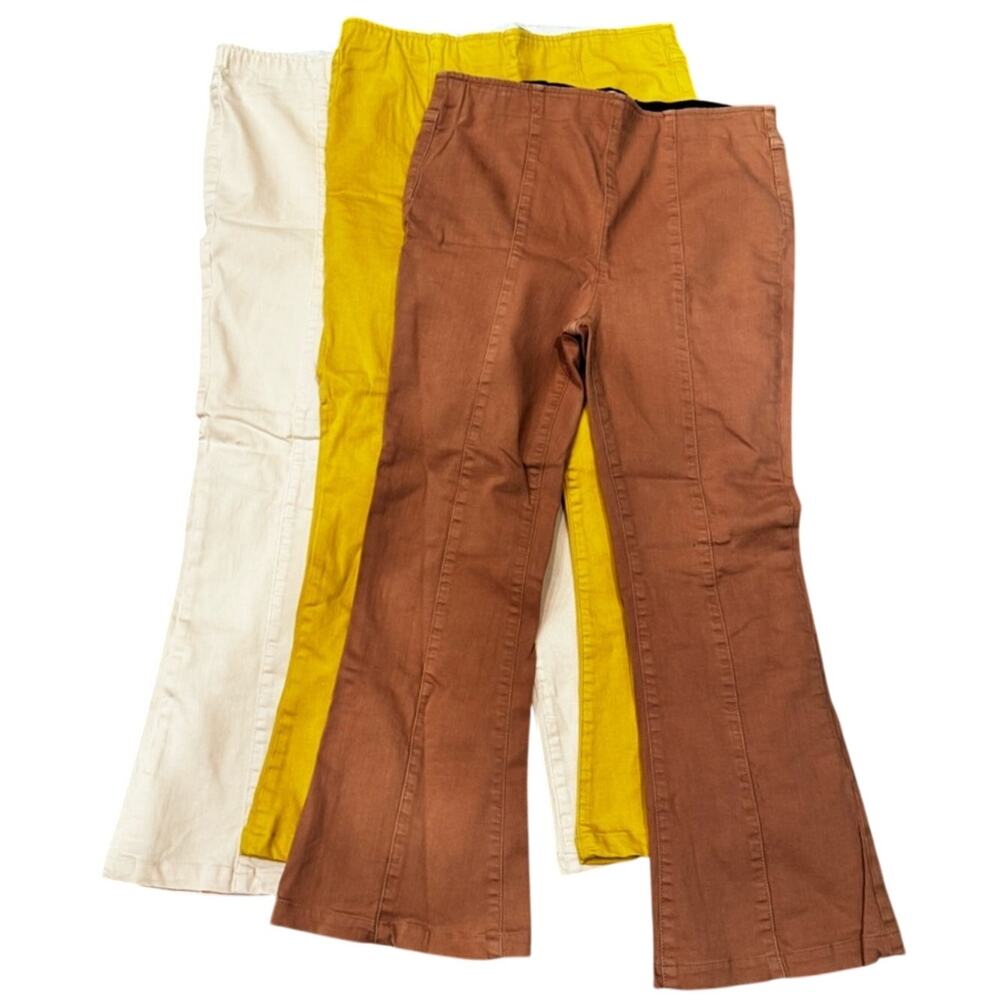 Band of Gypsies High Rise Pull-On Kick Flare Denim Pant Bundle Size Large
